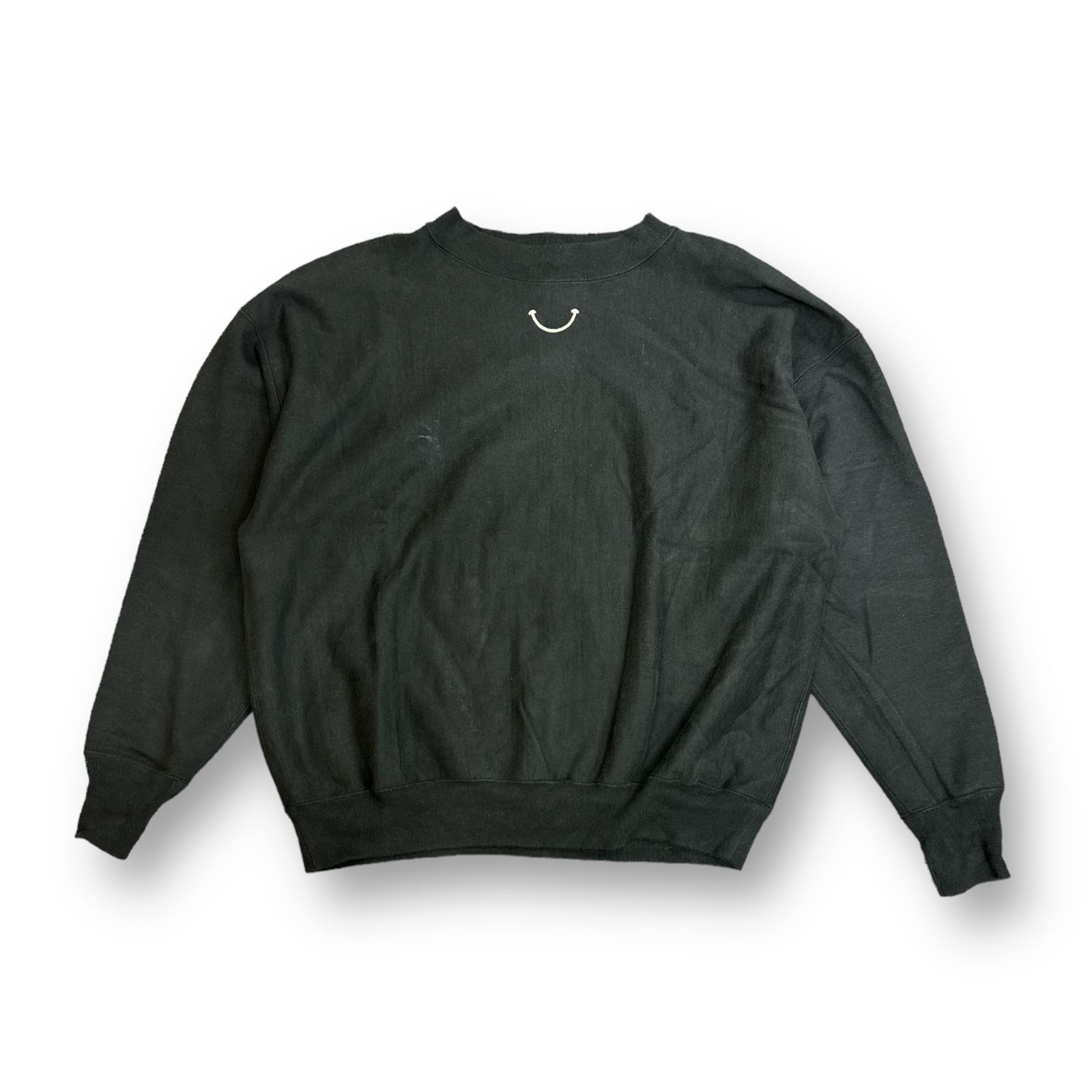 定価36300円 READYMADE 23AW M-NECK SWT SMILE RE-CO-BK-00-00-246 