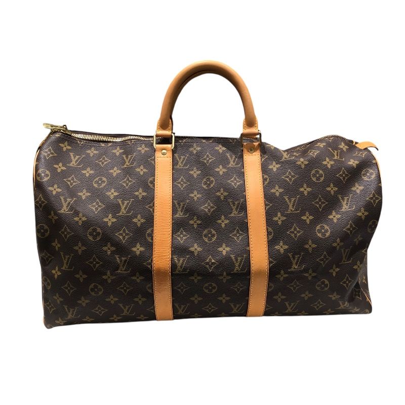 ルイ ヴィトン LOUIS VUITTON キーポル50 M41426 ブラウン PVC レディース ボストンバッグ