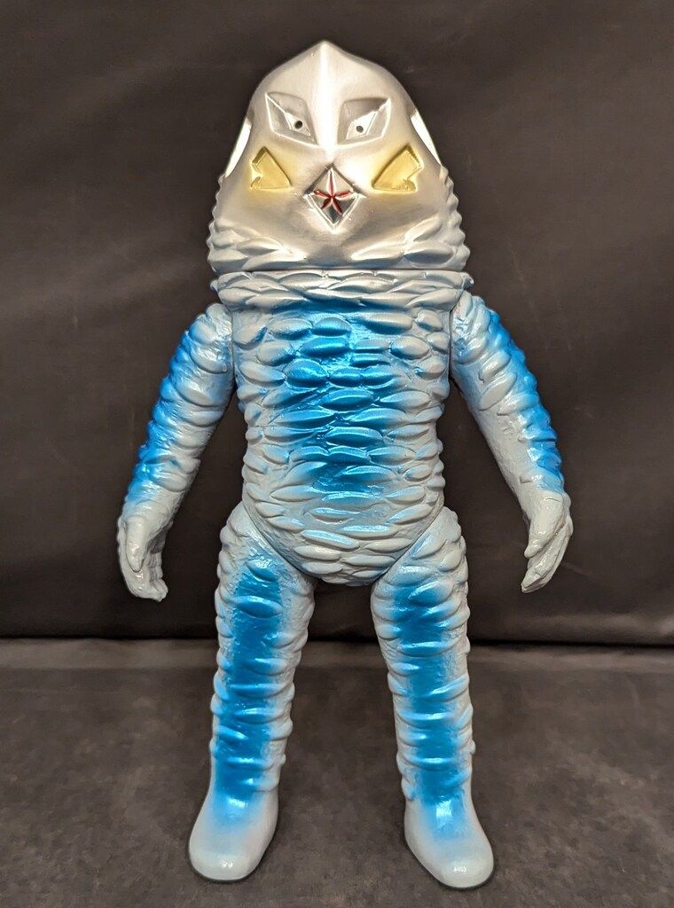 ブルマァクの怪獣シリーズ ウルトラマン ザラブ星人 復刻版 肌色成型/青/銀 ブルマァクの怪獣シリーズ ウルトラマン ザラブ星人 復刻版 肌色
