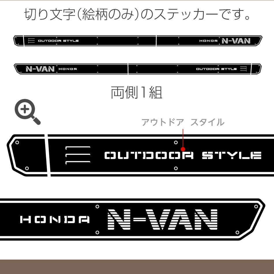 ホンダN-VANサイドステッカー G