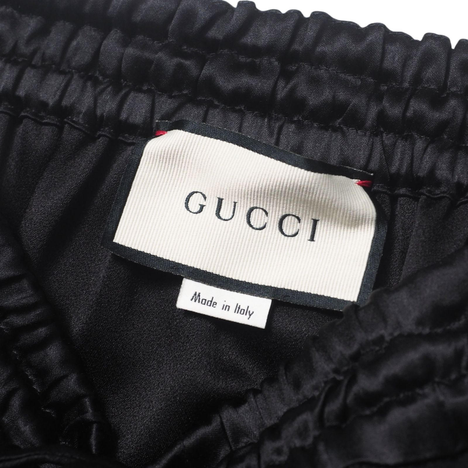 GUCCI グッチ スカート サイズ36 ウエストゴム サテンパイピング  