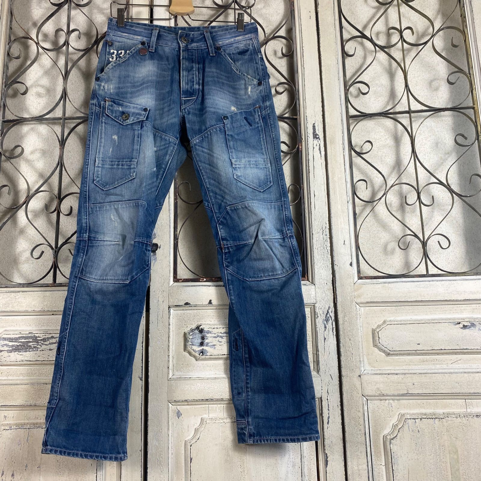 G-STAR RAW 5204 W29 アメカジ y2k アーカイブ カーゴ ペインター デニムパンツ