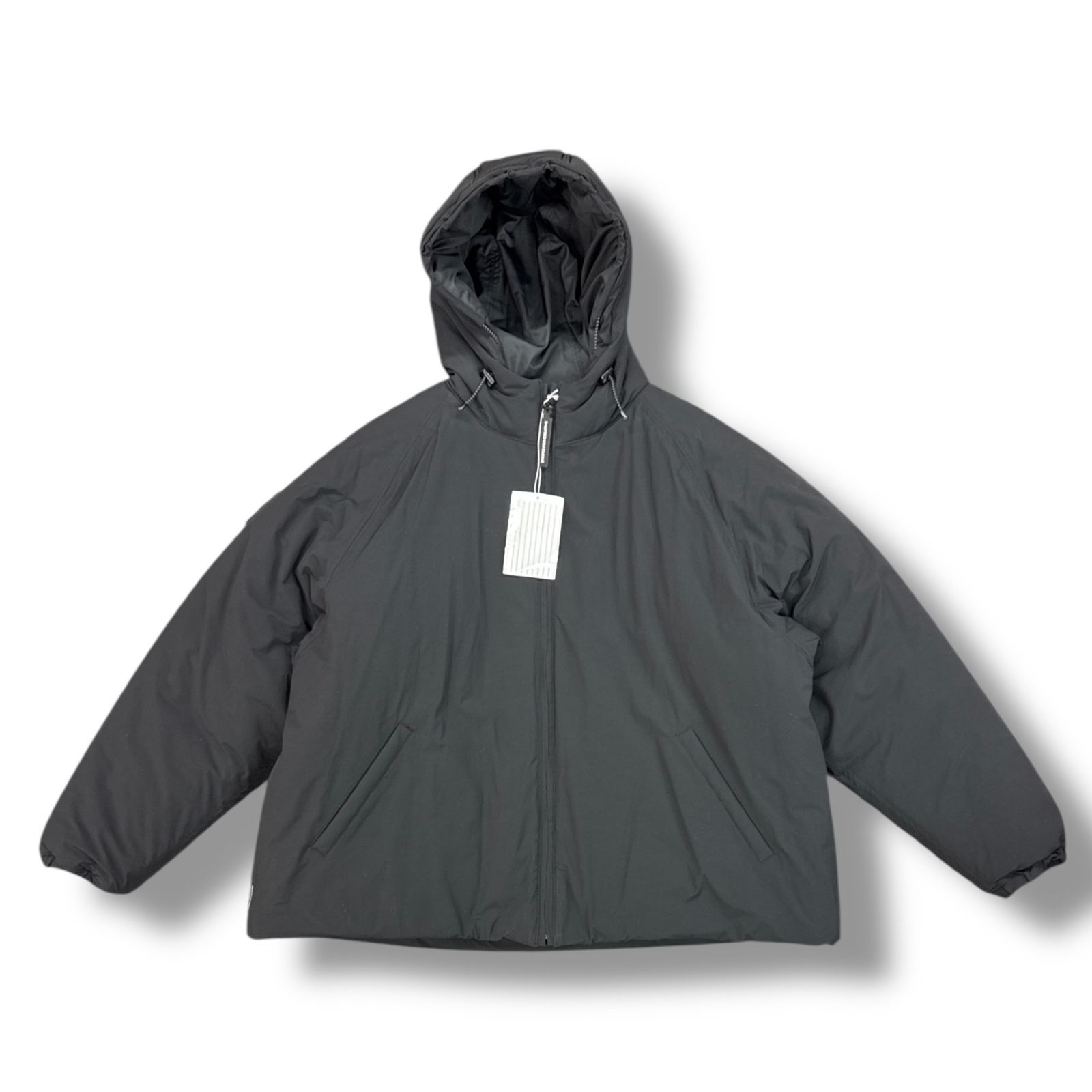 美品 S.F.C Stripes For Creative 24FW SFC HOODIE PUFF JACKET フーディー パフジャケット エスエフシー SFCFW24J02 ブラック XXL 85490A3