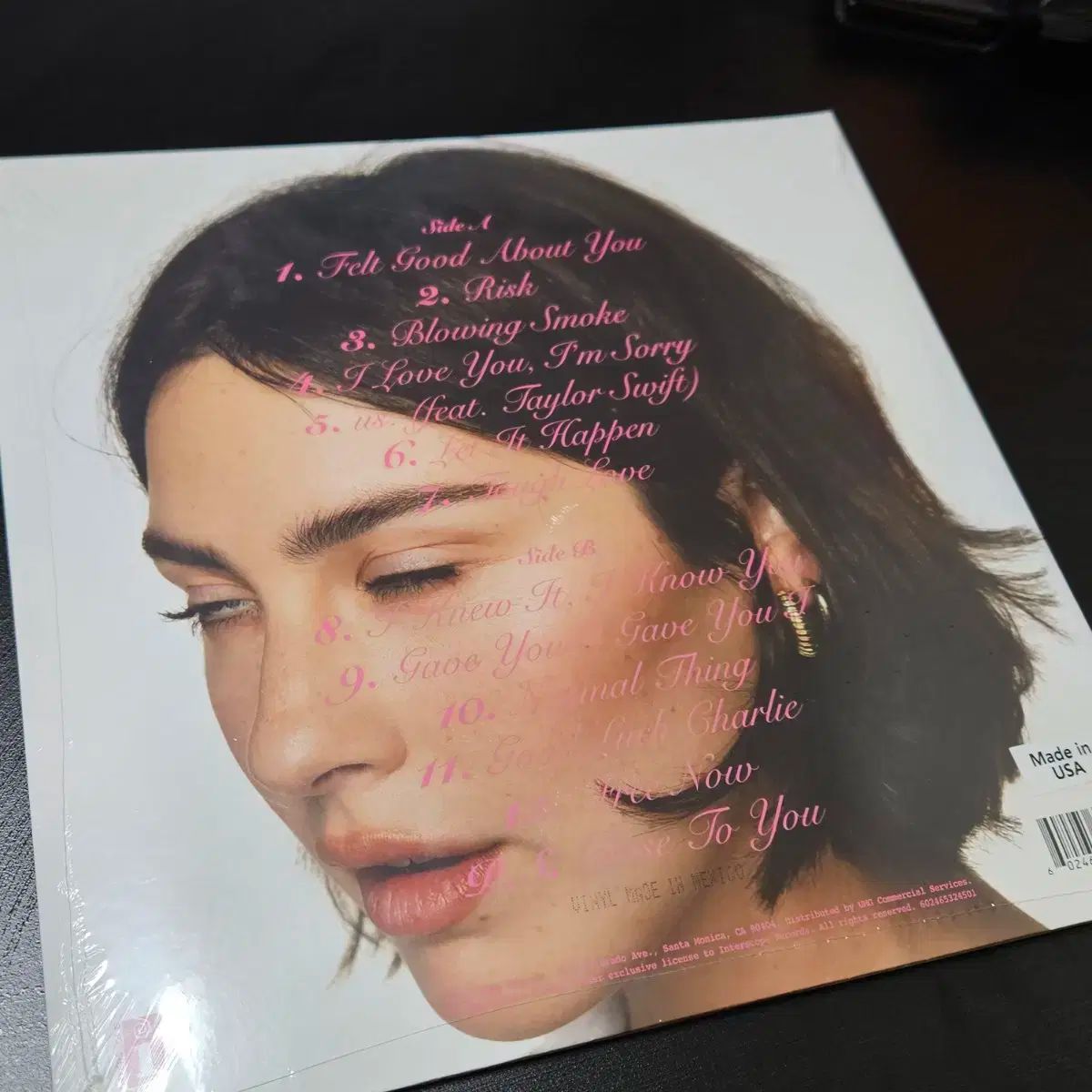 グレイシー エイブラムス Gracie Abrams LP Pink 盤