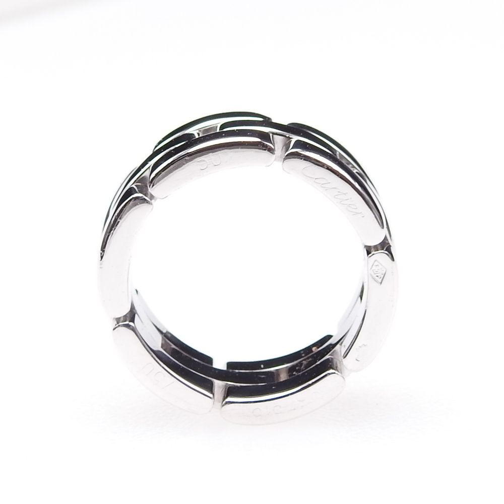 750 K18WG Cartier マイヨンパンテールリング #50 9号 正規品〕750 K18WG カルティエ Cartier マイヨンパンテール