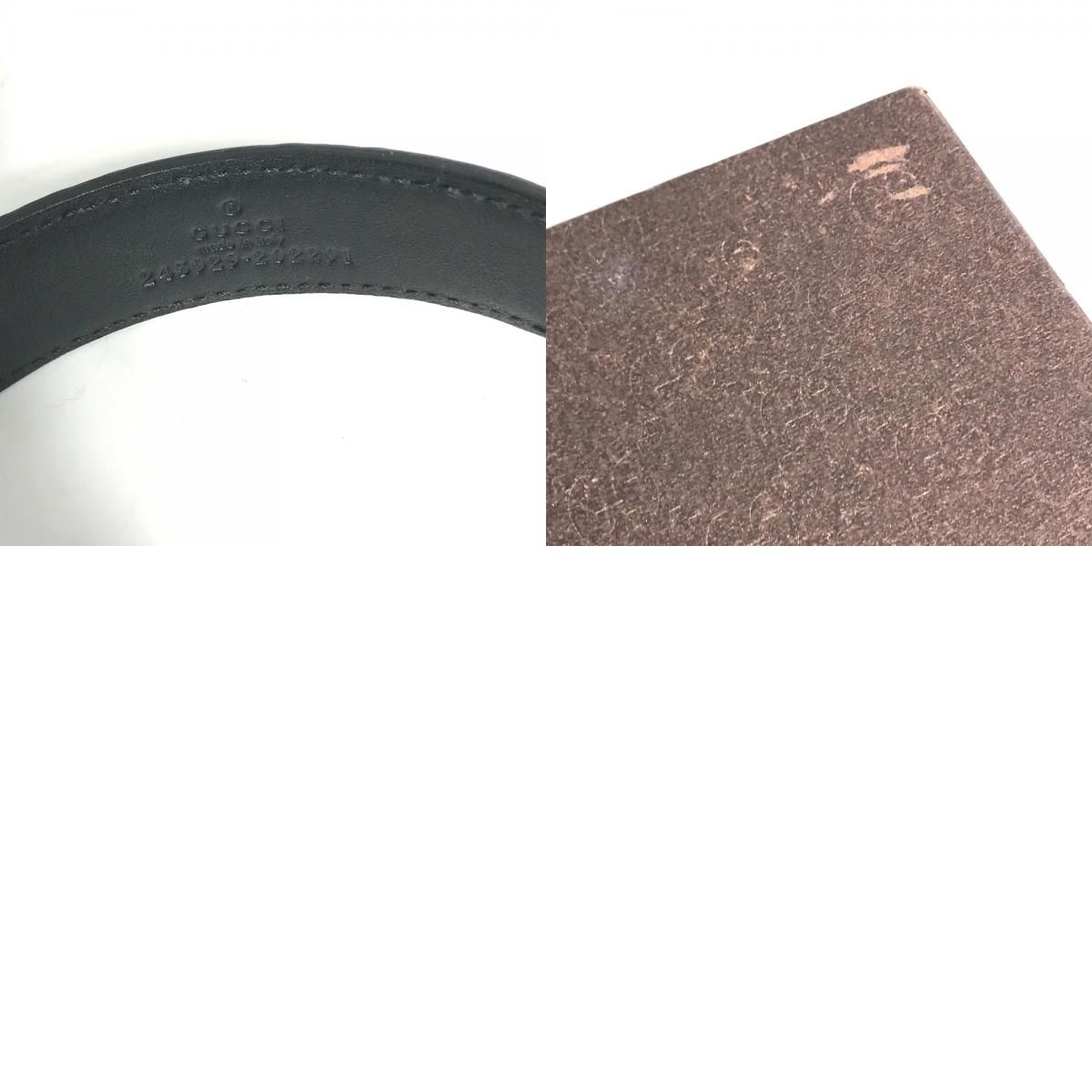 GUCCI グッチ イヤーマフ ファー モコモコ 紐つき 245929 レザー