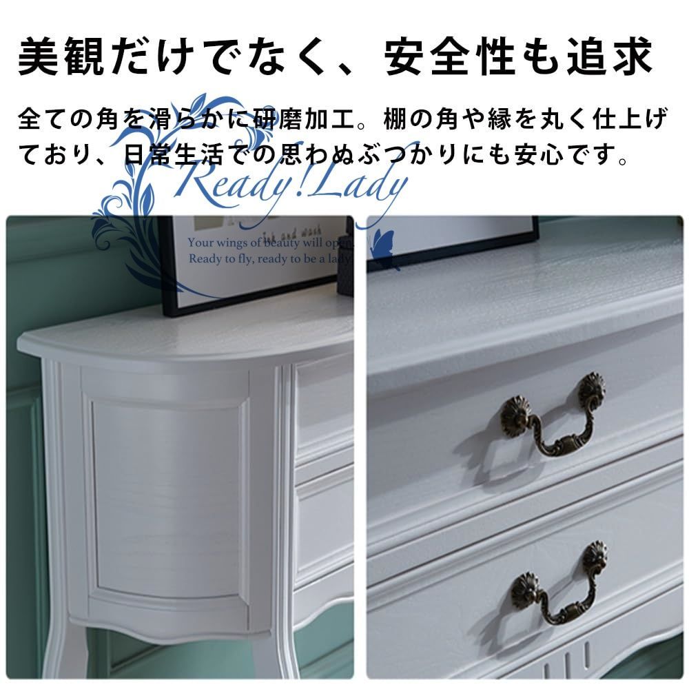 無垢材 半円コンソールテーブル