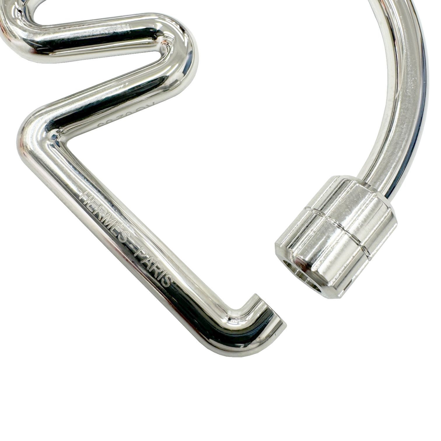 HERMES エルメス シュバル ウマ キーホルダー キーリング シルバー