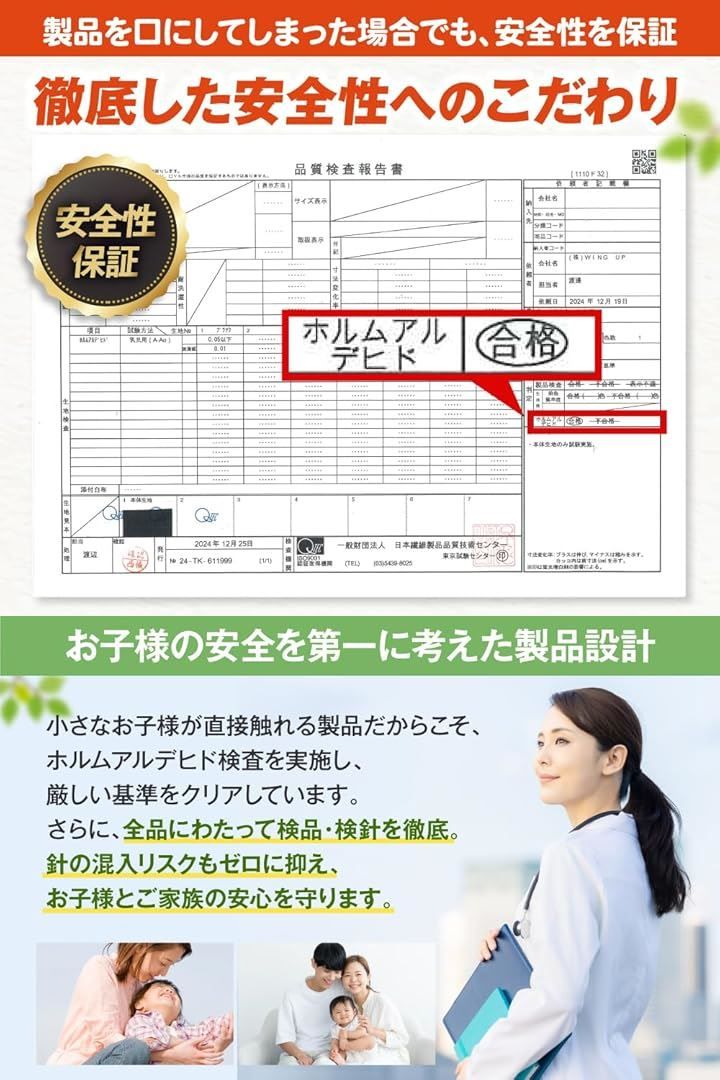 WINGGEAR 国内品質検査クリア ISOFIX対応チャイルドシート保護マット防汚防水・羽根付き・極厚クッション(1個 BLACK)