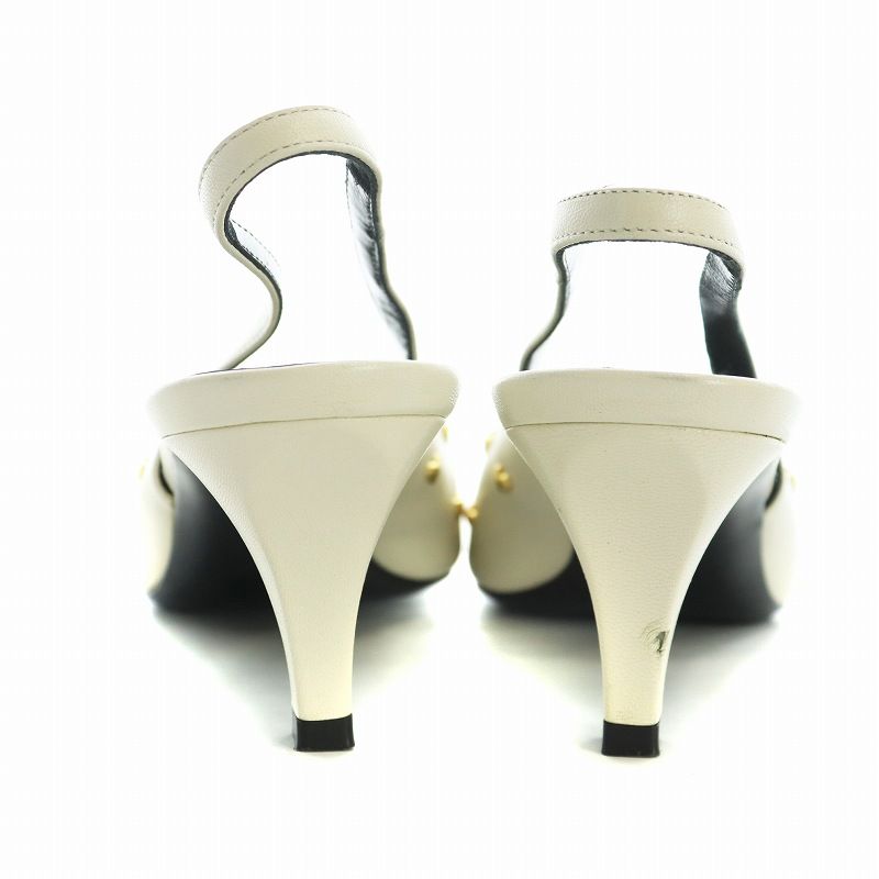 サンローラン パリ SAINT LAURENT PARIS パンプス ストラップ スタッズ  