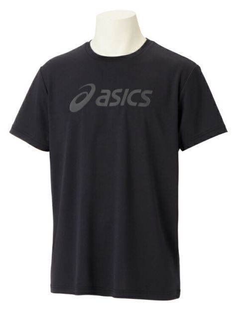 asics アシックス ES DRY SPAIRAL LOGO SS SH パフォーマンスブラックXグレー XS 2031E020 1 | スポーツ メンズ XS グレー ブラック 黒 服 衣類 衣料品ウェア ウエア トップス シャツ Tシャツ 半袖 ドライ 