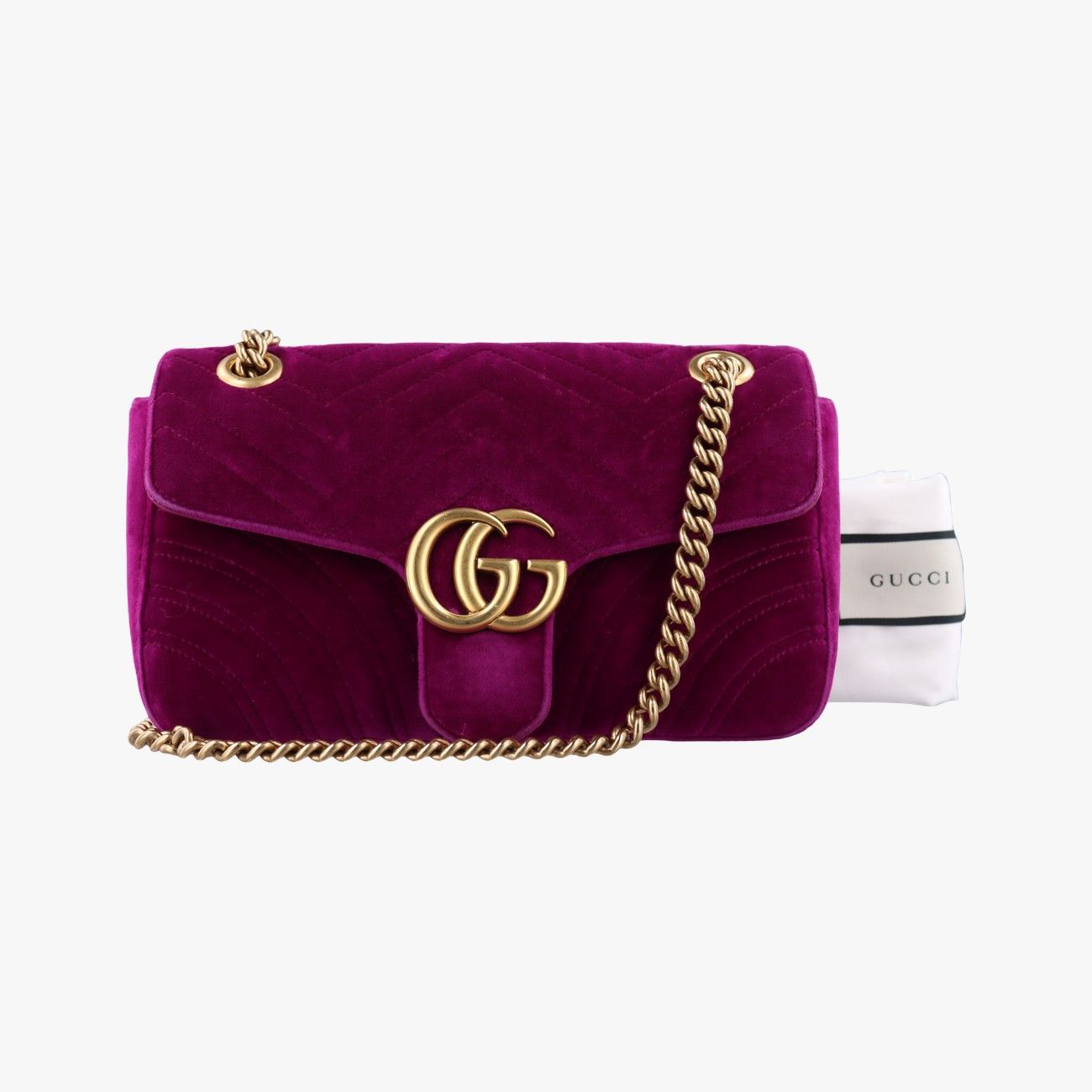 グッチGucciGGマーモント パープル ベロア 443497 D022347131