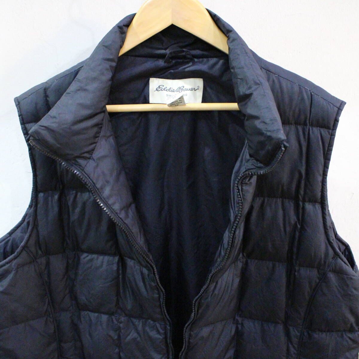 美品 エディーバウアー　Eddie Bauer グースダウン　キルティングベスト W2 90S EDDIE BAUER / エディーバウアー グースダウンベスト