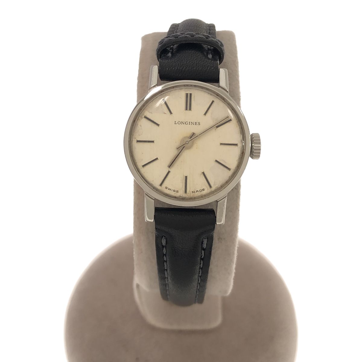 稼働 腕時計 LONGINES ロンジン 17 5601 手巻き ラウンド シルバー色 