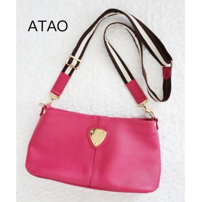 ATAO ピンク ショルダーバッグ ピンク色のショルダーバッグの魅力を解説！ショルダーバッグの