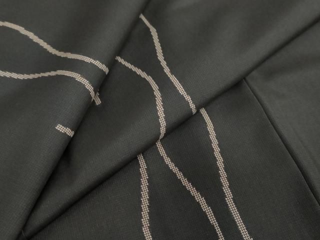 平和屋着物○本場大島紬 9マルキ 御所車文 正絹 逸品 未使用