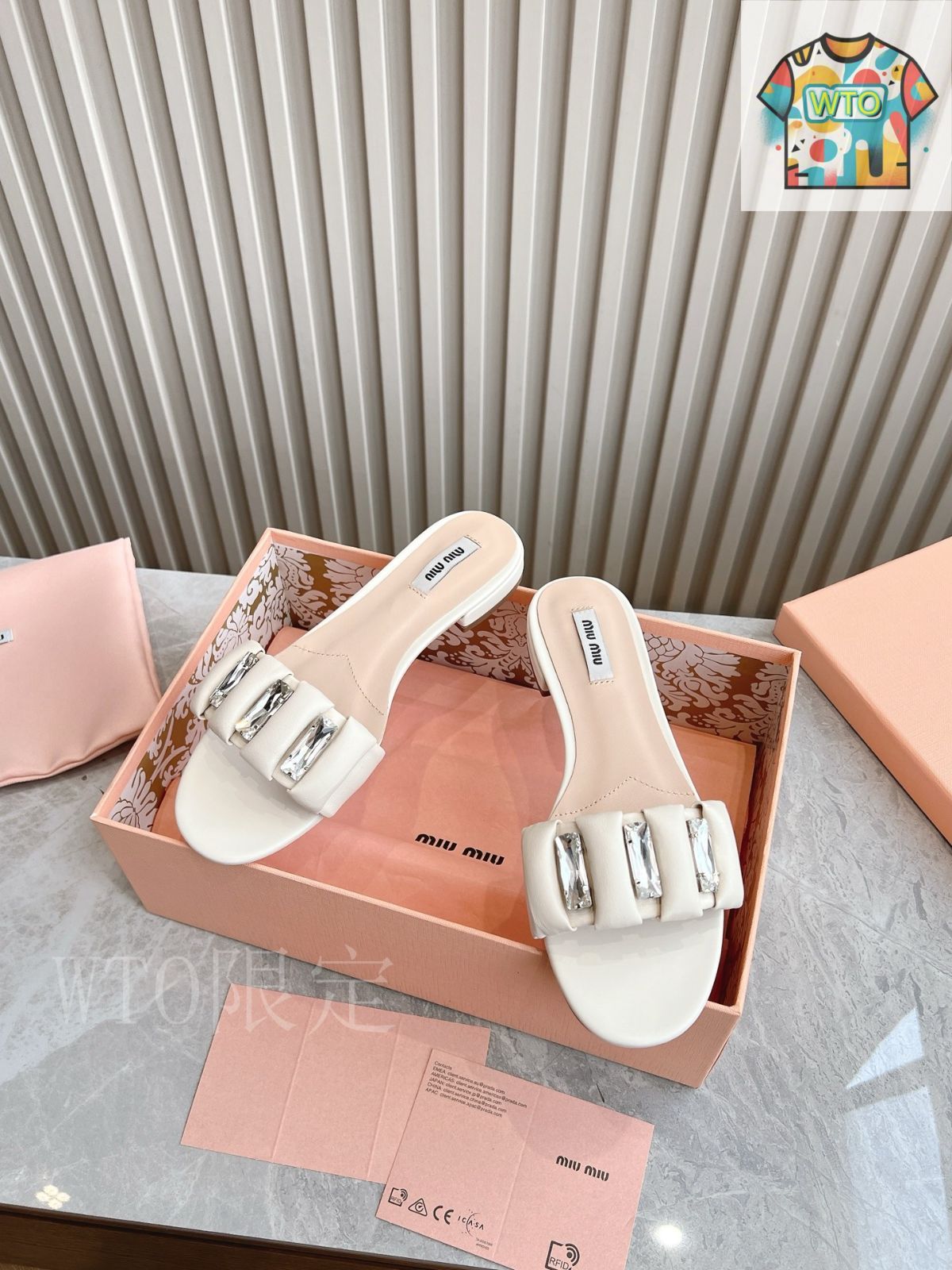 Miu Miu ミュウミュウ スターズ モノサンダル01-EK64 - メルカリ