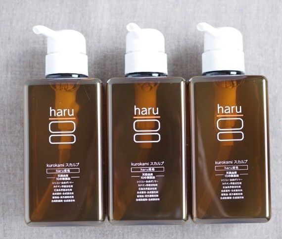 haru kurokamiスカルプシャンプー ポンプ 400ml×3　新品未開封 haru kurokamiスカルプシャンプー ポンプ 400ml×3 新品未開封