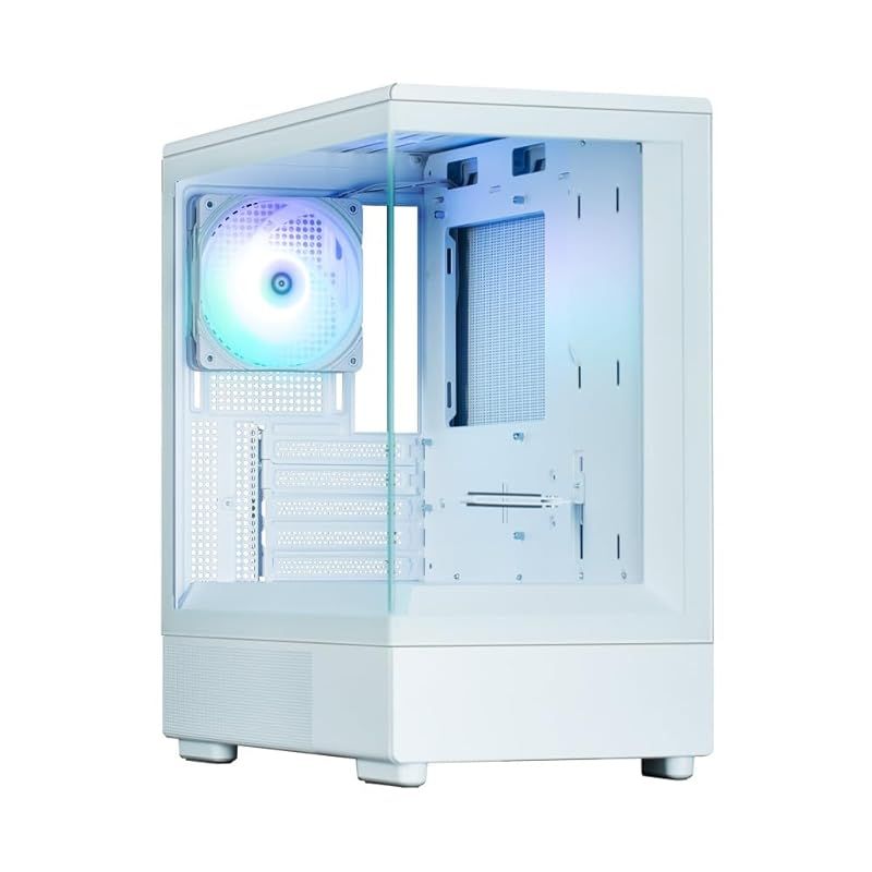 ZALMAN P10 White ピラーレス構造採用 ミニタワー Micro-ATX PCケース ホワイトCS8959 1