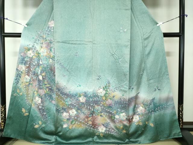 平和屋着物○寺島しのぶプロデュース 訪問着 舞梅文 やまと金ラベル 正絹