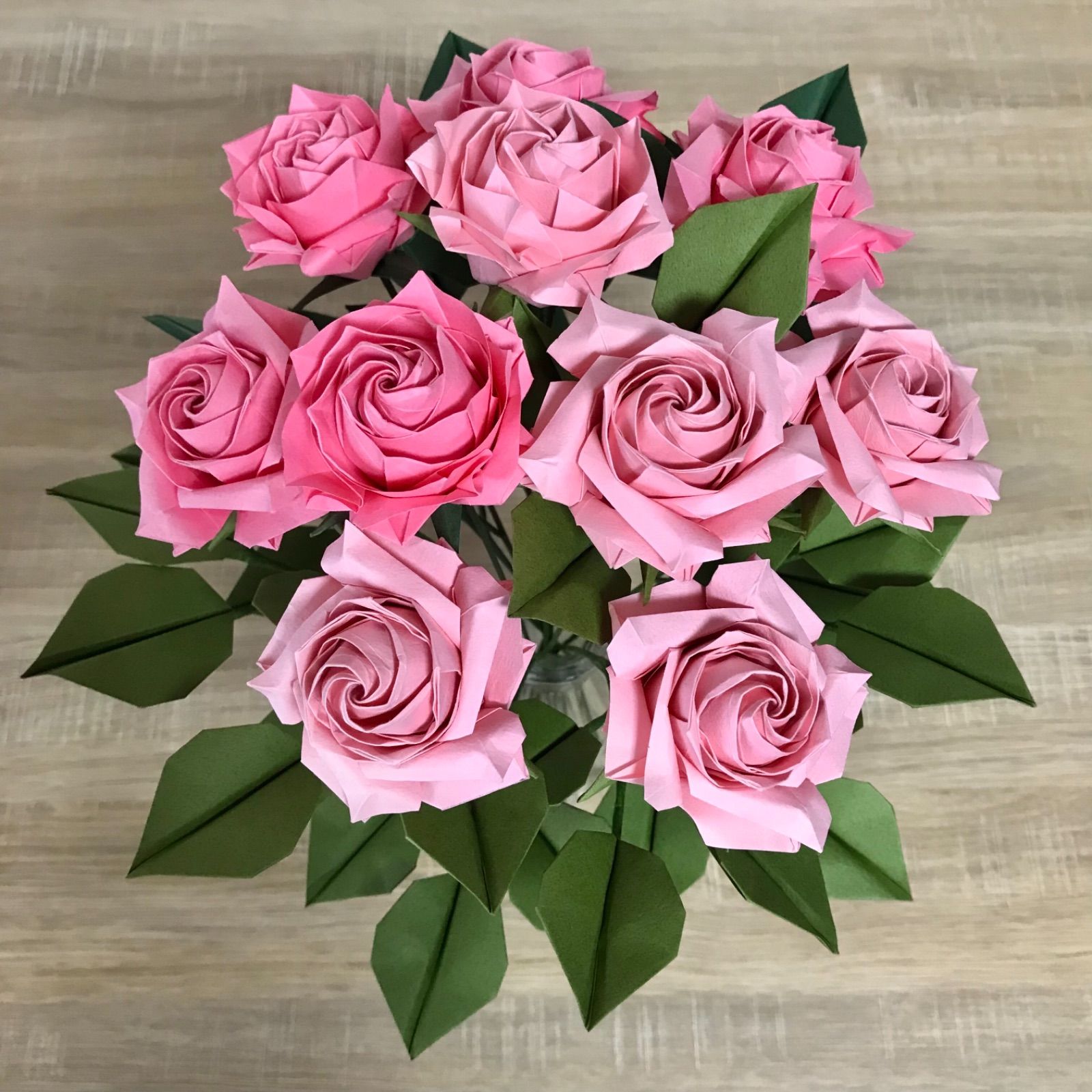 オーダーメイド可能【折り紙バラ】花束・スワッグ・ブーケ・フラワー