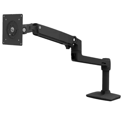 PCハード ergotron LX デスクマウント モニターアーム マットブラック 45-241-224