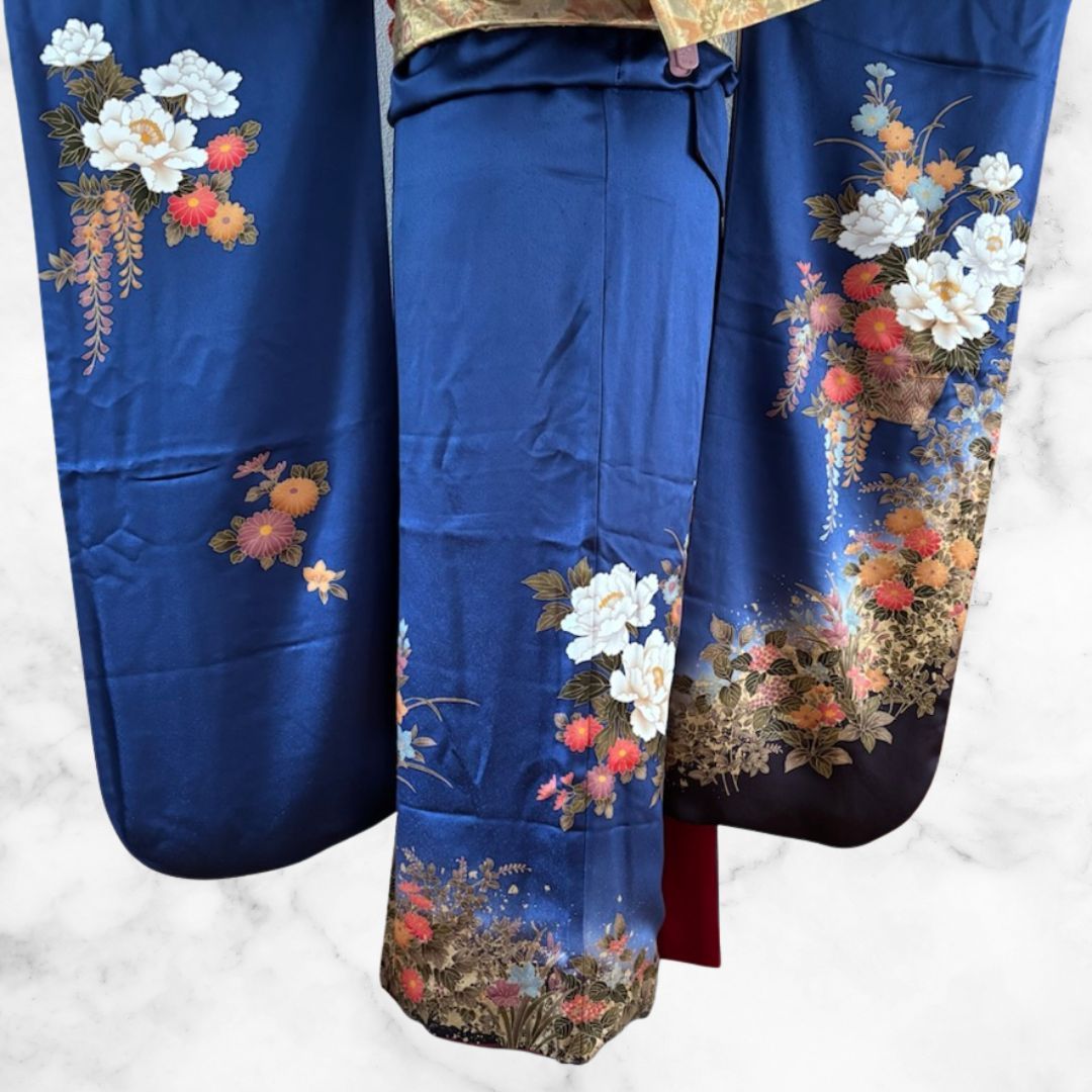 トールサイズ 振袖 フルセット 身丈165 furisode 刺繍衿 カーキ 緑 トールサイズ 振袖 フルセット 身丈165 furisode 刺繍衿 カーキ 緑
