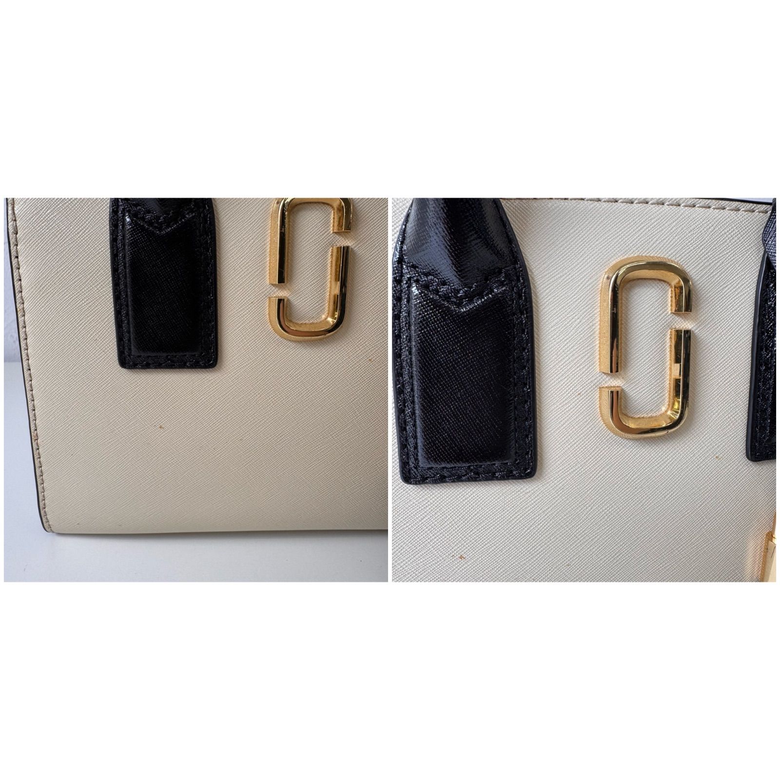 MARC JACOBS 黒赤ハンドバッグ リトルビックショット MARC JACOBS マークジェイコブス ショルダーバッグ THE ZEBRA