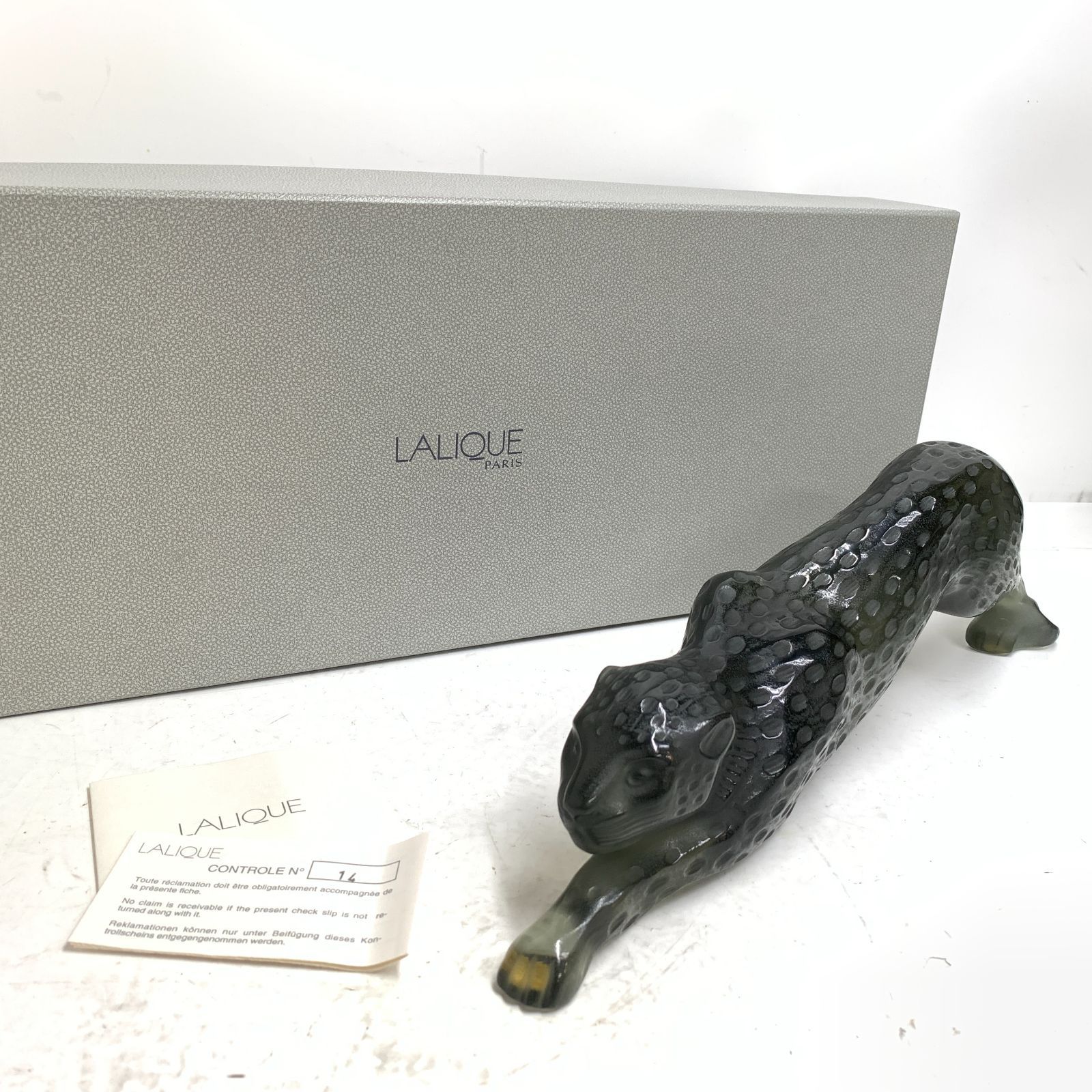 f001 G 真作保証品 未使用 シール付き LALIQUE ラリック ゼイラ 