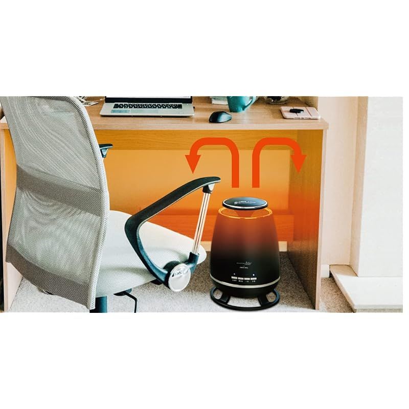 アピックス APIX INTL 360度セラミックヒーター360°立体温風 広範囲 転倒オフスイッチ 強弱切替 送風 APH-362 BK 0 WWW_KANDAIZUMI_COM