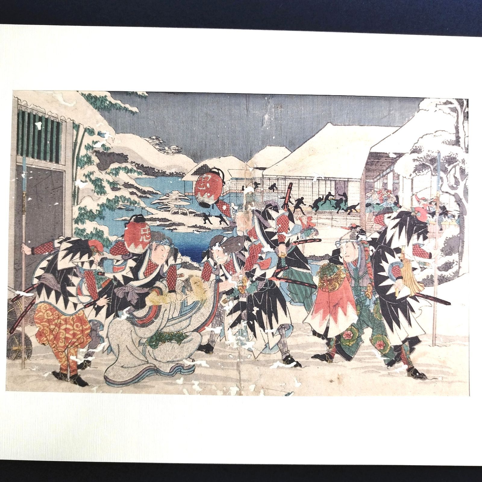 笹山俊弘 柳葉魚 1980年 木版画 手彩色 絵画 美術 芸術 古美術品 - 版画