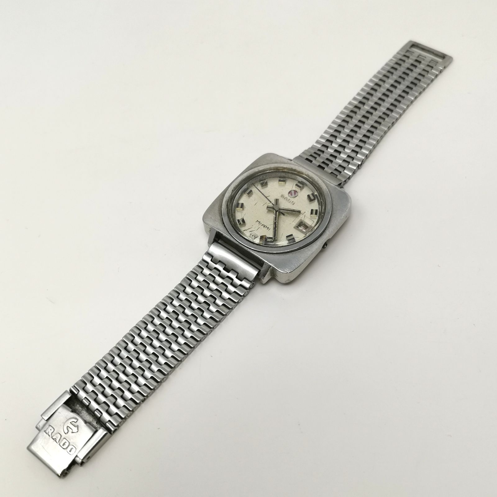 稼動品 ラドー リューズなし 時刻表地盤の6時外れあり 現状品 ジャンク