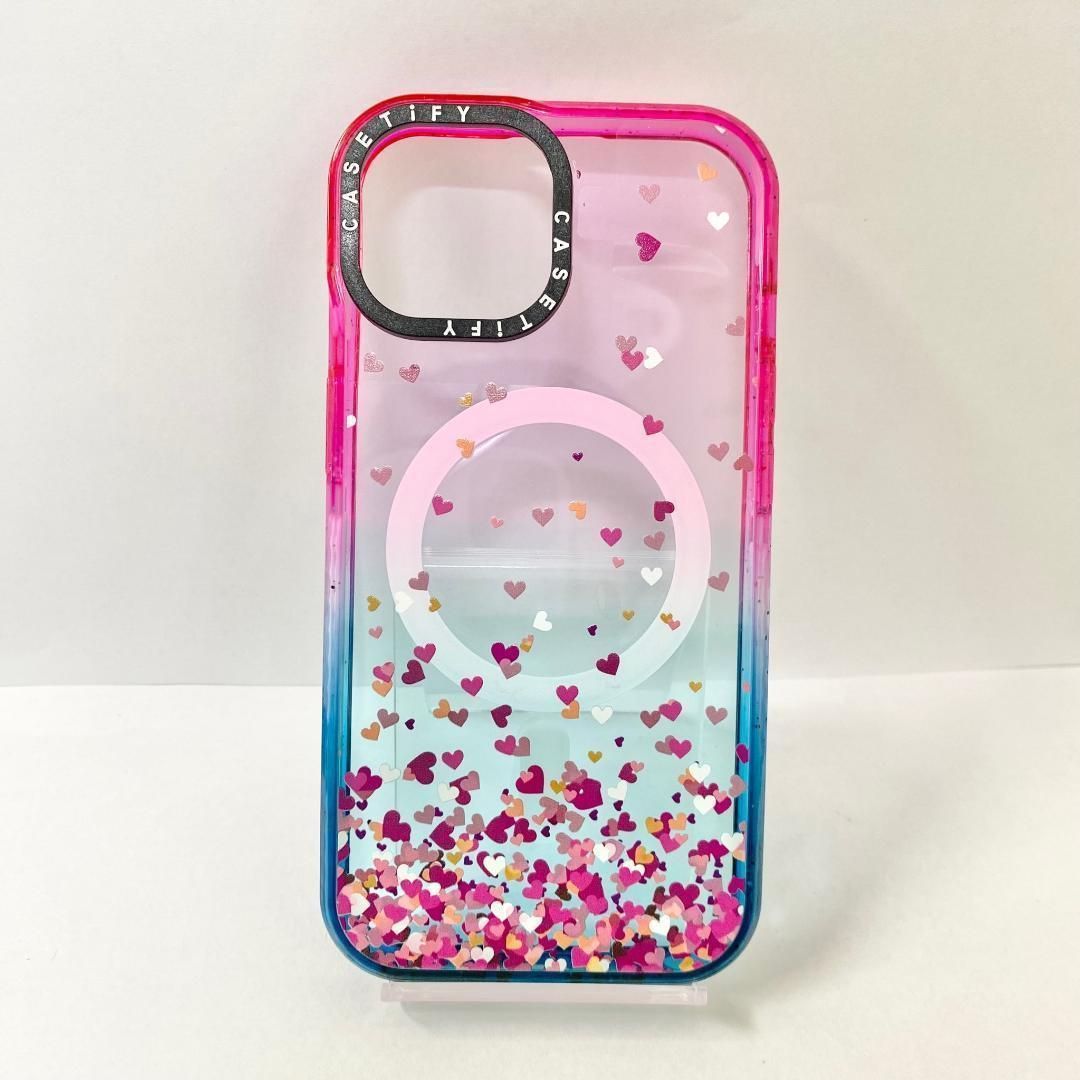 CASETiFY iPhone 15 ケース MagSafe対応 クリアハート