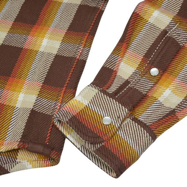 ロンハーマンOUTERKNOWN チェック柄ネルシャツ Lサイズ OUTERKNOWN