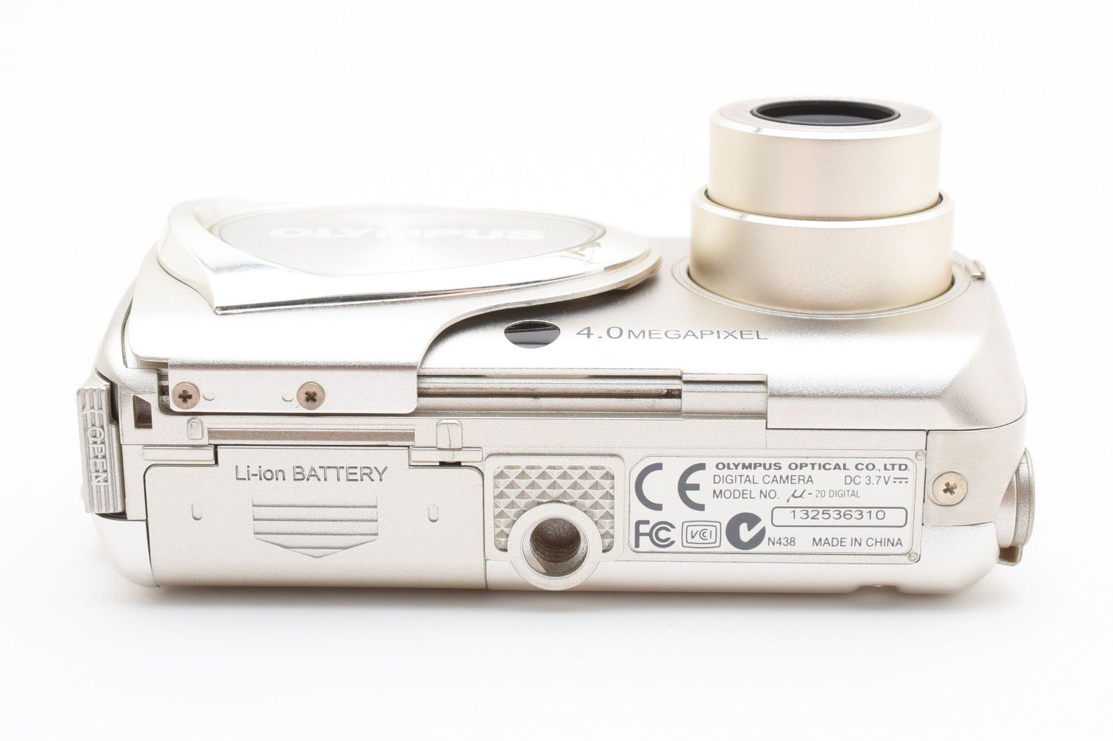 OLYMPUS μ-20 digital デジカメ　シルバー　コンデジ OLYMPUS μ 20オリンパス ミュー デジタルカメラ レトロ OLYMPUS μ-20