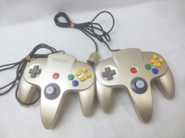 中古品 ゲーム NINTENDO 64 本体 NUS-001 ゴールド 動作品
