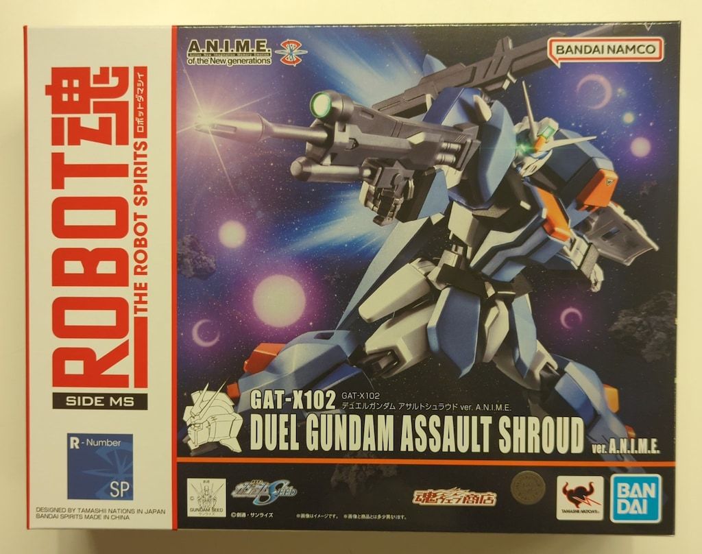 BANDAI SPIRITS ROBOT魂u003cSIDE MSu003e 機動戦士ガンダムSEED GAT-X102 デュエルガンダム アサルトシュラウド ver. A.N.I.M.E. SP