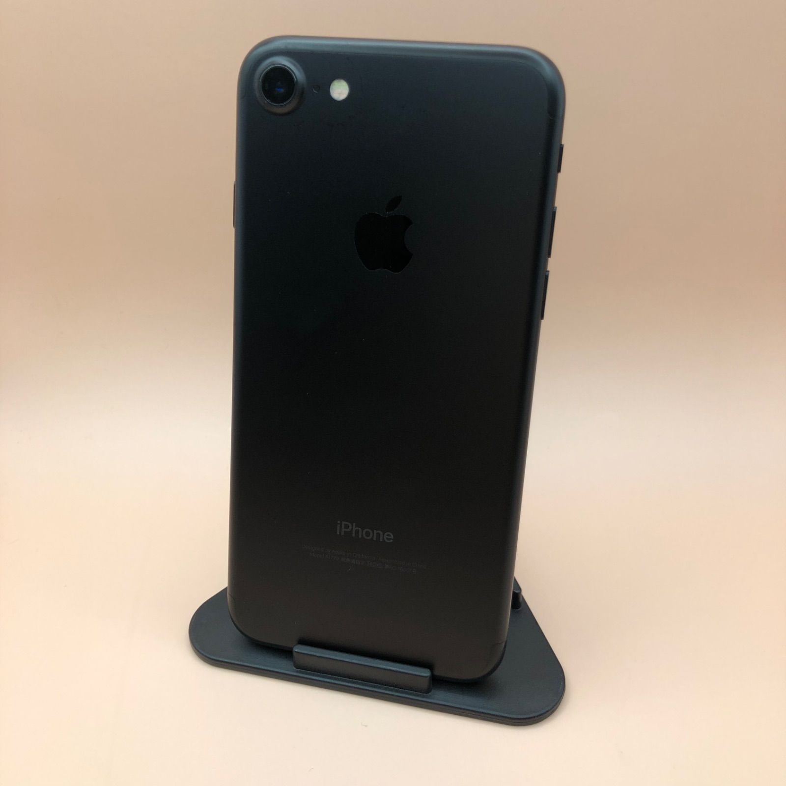 中古美品】 Apple iPhone7 128GB Black au SIMフリー 本体 おまけ