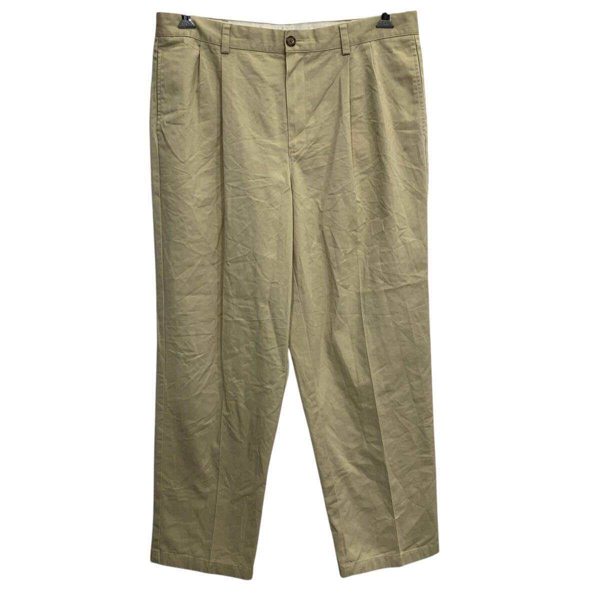 LLBEANエルエルビーンクラシックフィットスラックスw36カーキ
