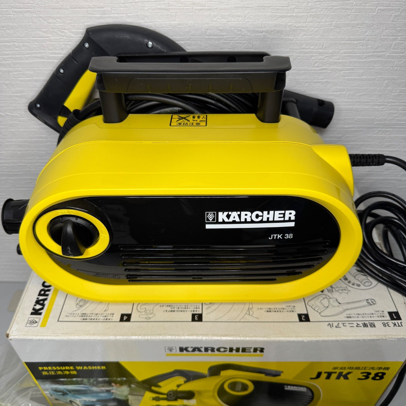 訳あり| ケルヒャー 高圧洗浄機 JTK38 | KARCHER 洗剤漏れによる汚れあり 詳細要 付属品多数 洗車 掃除 送料無料 匿名配送 WWW_KANDAIZUMI_COM