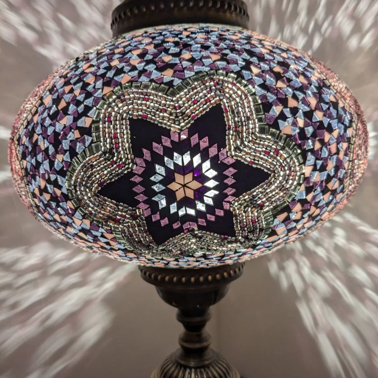 NEW＊トルコ製ハンドメイド モザイクランプ 大型 NEW＊トルコ製