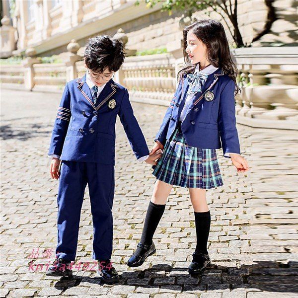  4点セット 秋冬服 学生服 子供制服 ジュニアスーツ キッズスーツ ユニフォーム 男の子 女の子 小学校 受験 卒業式 入園 キッズ通園 kni 5 a 449254 スーツ ブレザー フォーマル ドレス スーツ