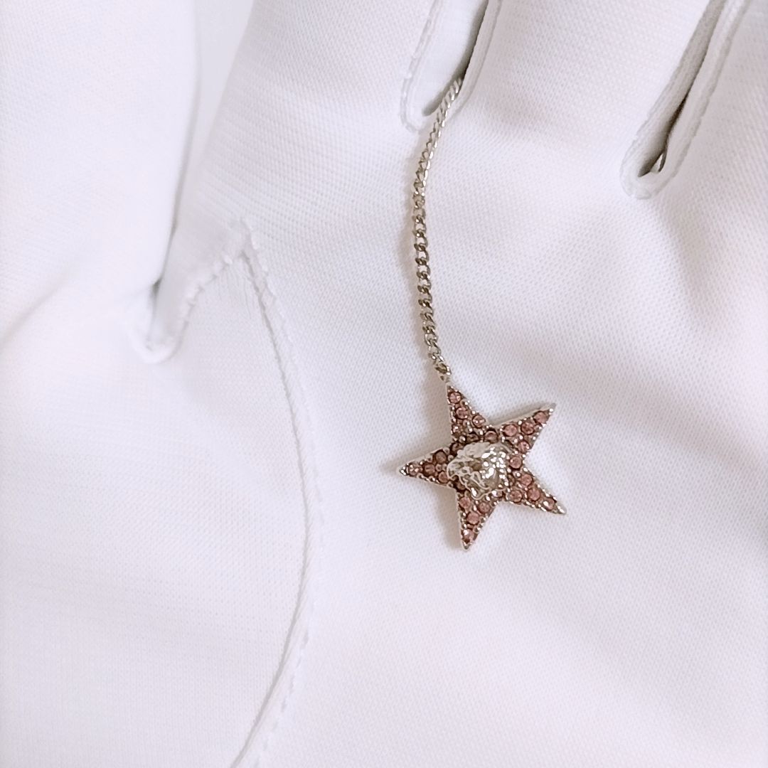 新品未使用】VERSACE クリスタル ギャラクシー チェーン ピアス - メルカリ