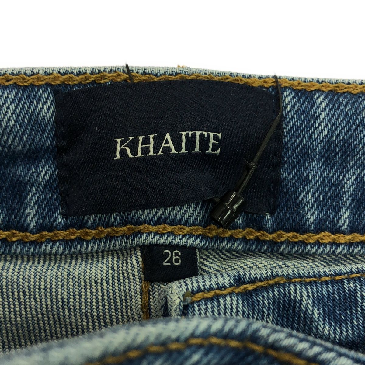 KHAITE ケイト vivian ブーツカットストレッチデニムパンツ インディゴ 
