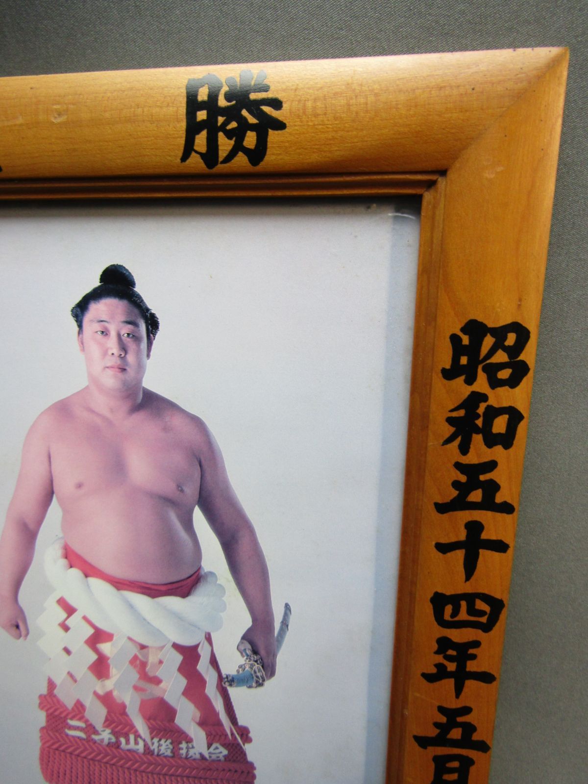 大相撲優勝額 若乃花幹士関 昭和54年5月場所 大相撲ミニチュア額