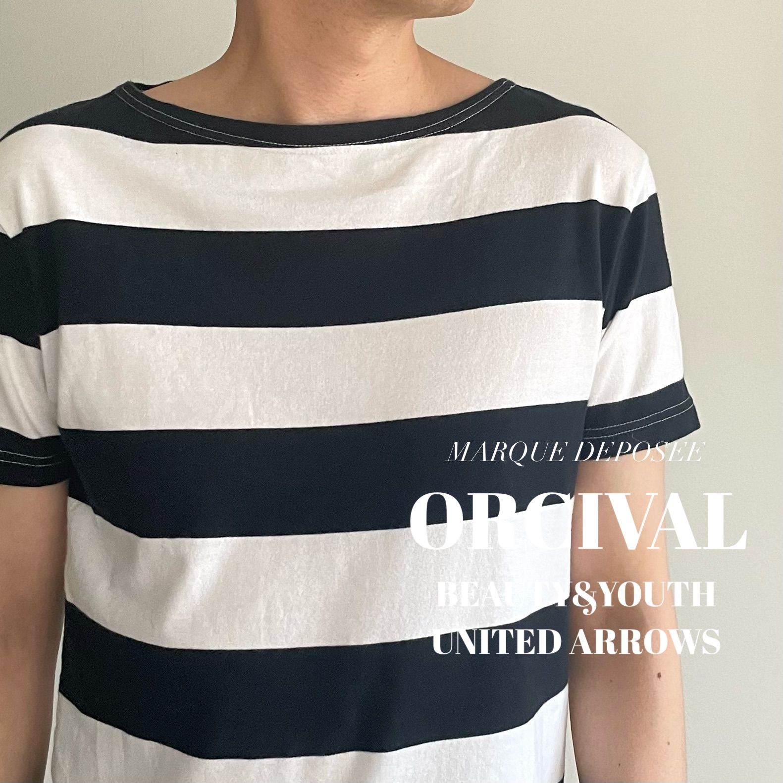 ボーダー Tシャツ オーシバル　Beauty&Youth ORCIVAL / BEAUTY&YOUTH UNITED ARROWS ボーダー クルーネック T