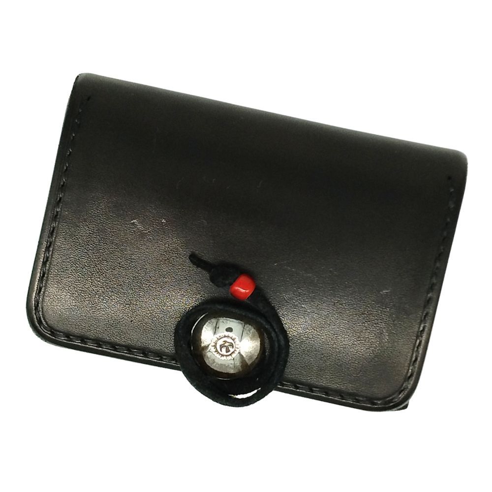 GOROS ゴローズ サドルレザー カードケース イーグル刻印コンチョ カスタム ブラック 40565