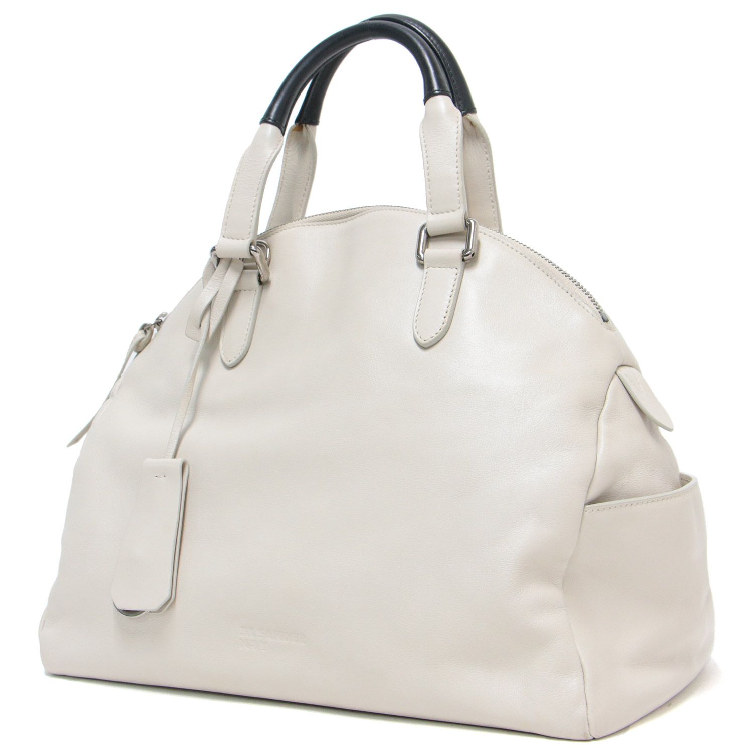 JIL SANDER NAVY ジルサンダー ネイビー ボストン ハンドバッグ 鞄