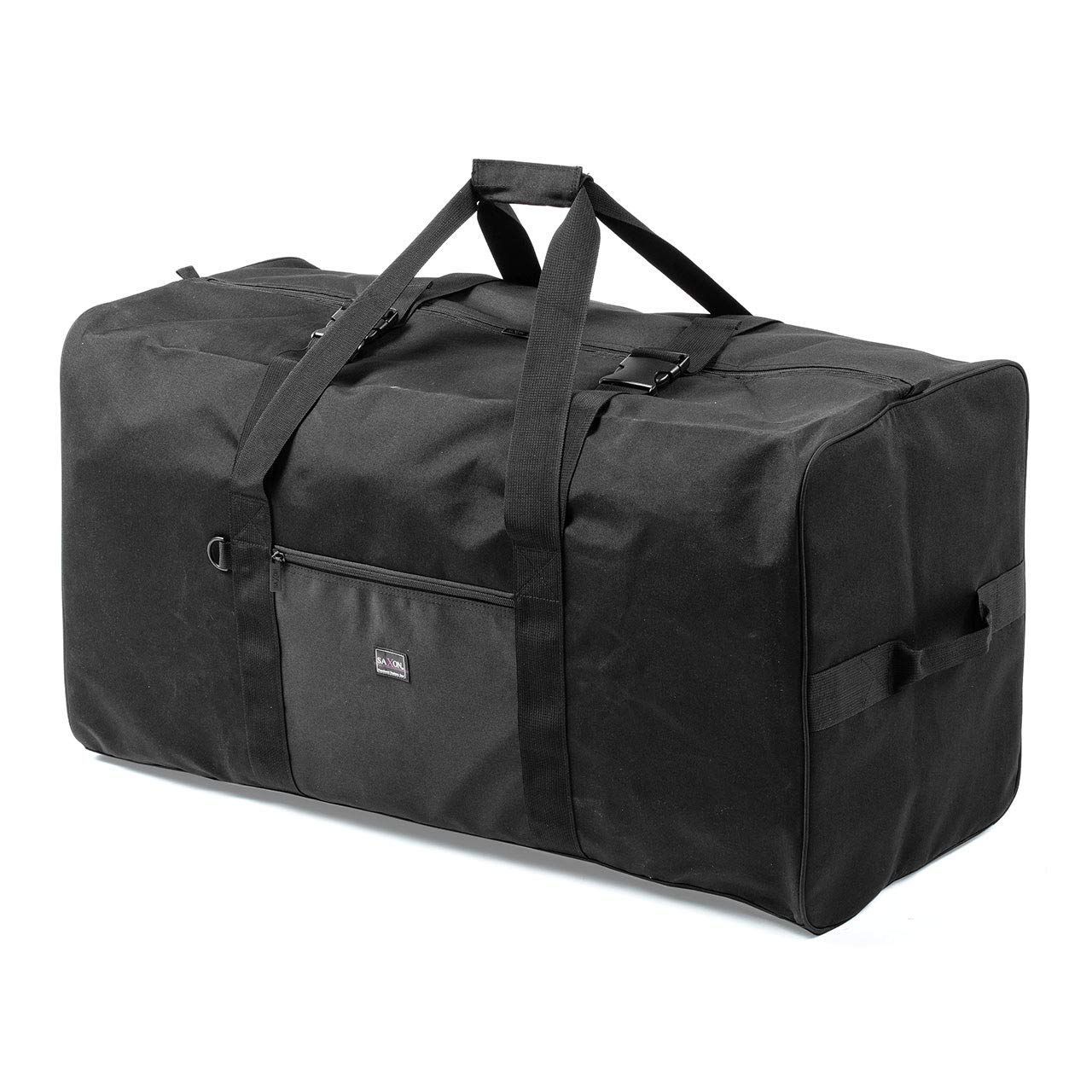 【特価セール】200-BAG161BK ブラック 布団・衣類収納 キャンプ 引っ越し 折り畳み 151L ボストンバッグ 大容量 サンワダイレクト