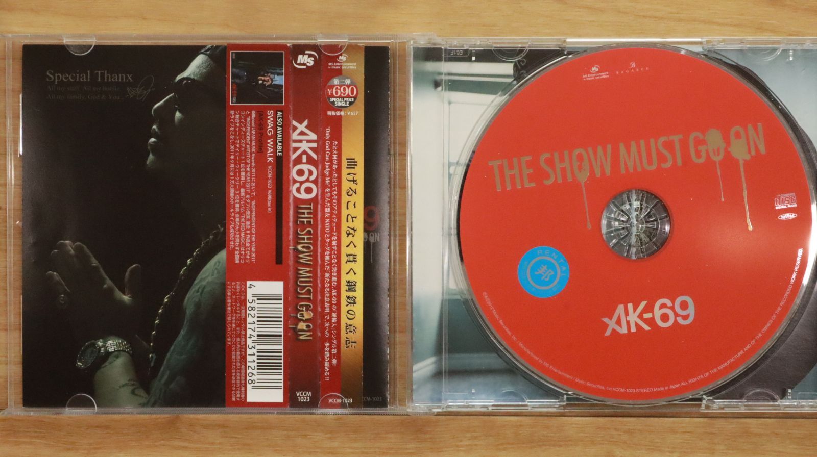 国内盤CD☆エーケーシックスティナイン/AK-69□ THE SHOW MUST